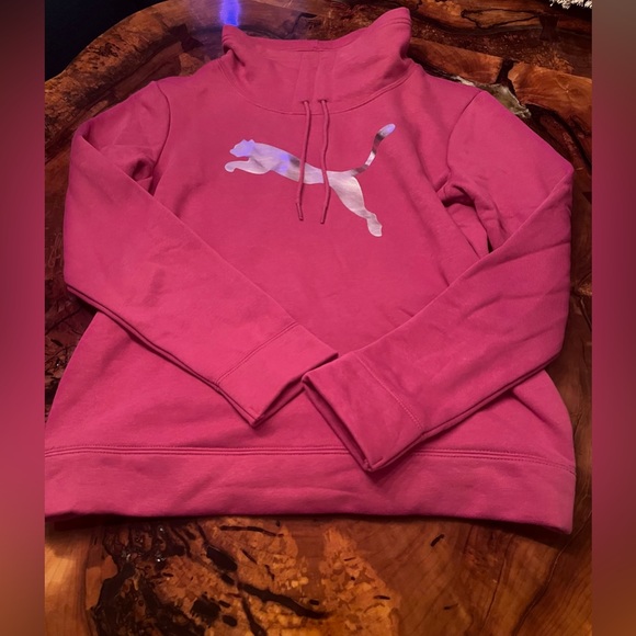 Puma Size M Cowl Neck Sweatshirt - Picture 2 of 6